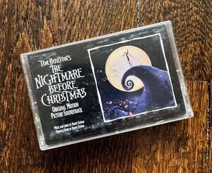 CASSETTE TAPE Nightmare Before Christmas Soundtrack TIM BURTON DANNY ELFMAN